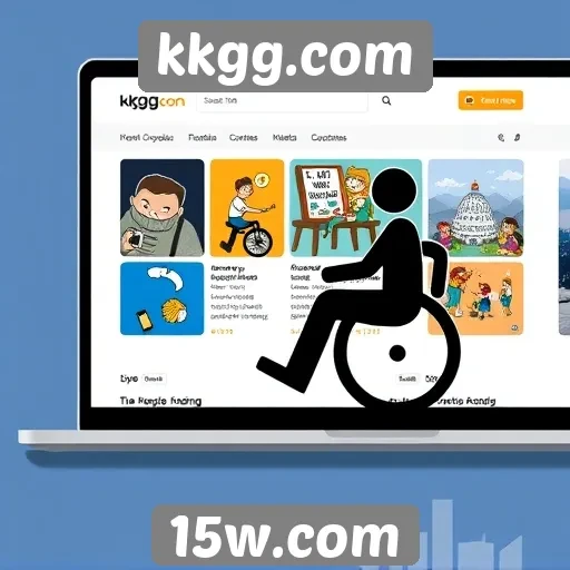 Acessibilidade no site kkgg.com melhora experiência do usuário