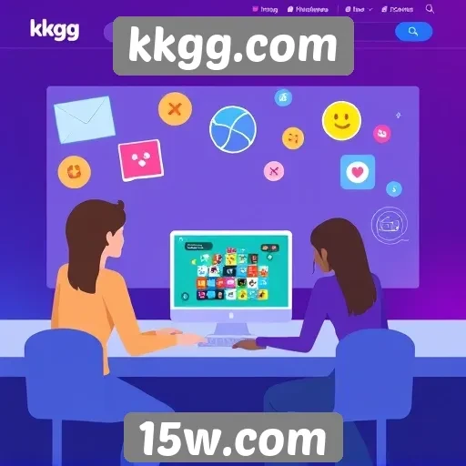 Recursos interativos no site kkgg.com atraem usuários